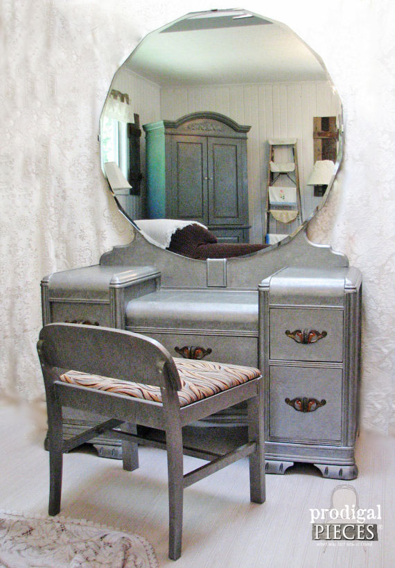 DIY Zinc Faux Finish Tutorial by Prodigal Pieces www.prodigalpieces.com #prodigalpieces