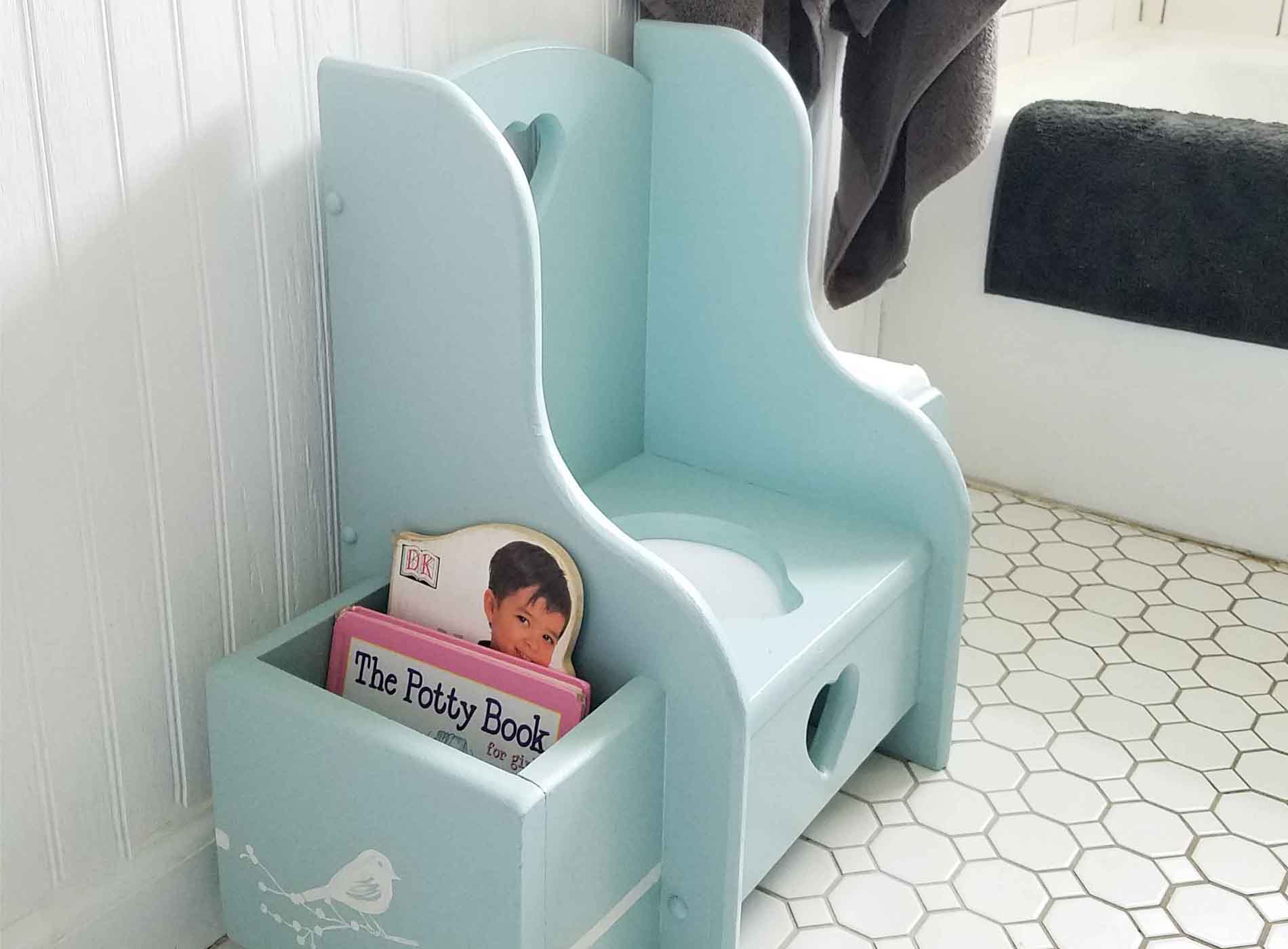 Featured Potty Chair Makeover by Prodigal Pieces | prodigalpieces.com