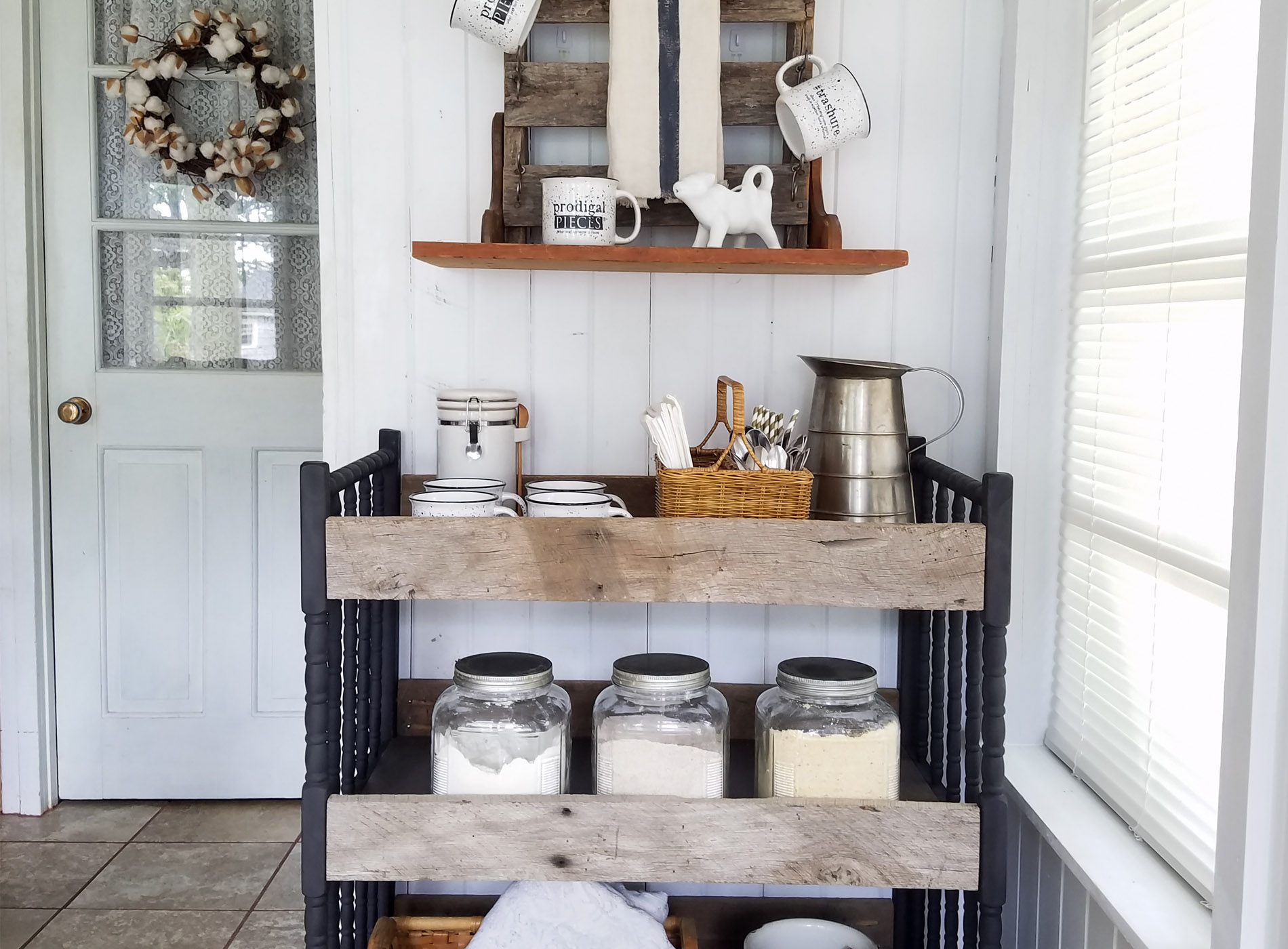 Featured Repurposed Changing Table Cart by Prodigal Pieces | prodigalpieces.com