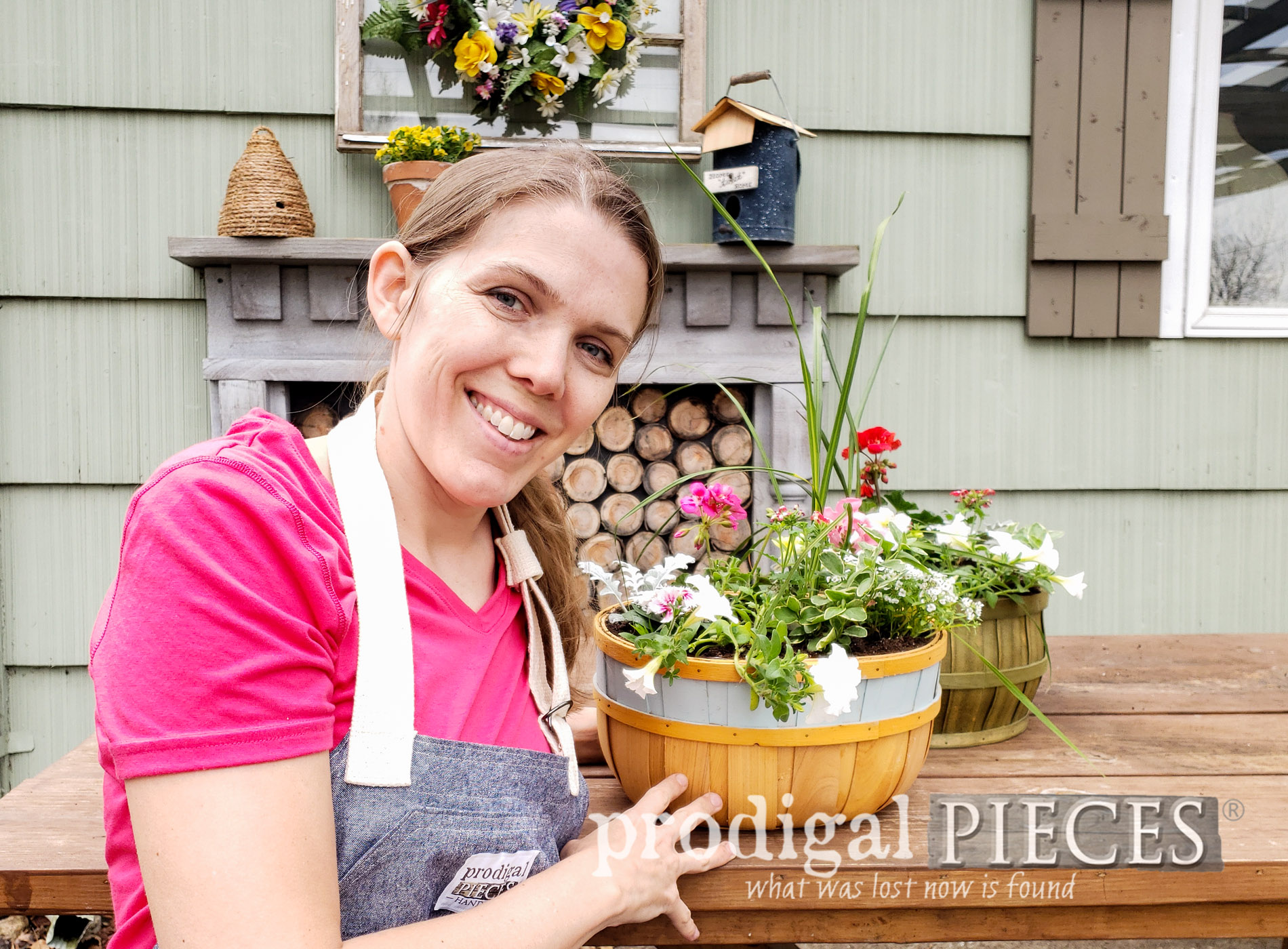 Featured DIY Mother's Day Flower Basket ~ Video Tutorial on how to Make Mom Happy | Head to Prodigal Pieces | prodigalpieces.com #prodigalpieces #flowers #mothersday #diy #handmade #home #homedecor #giftideas #spring