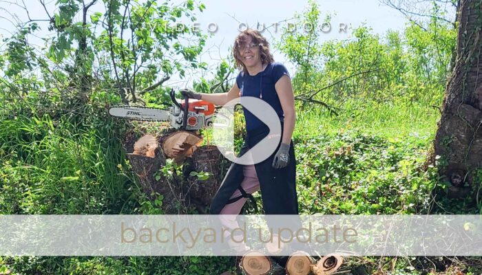 Video Backyard Update Vlog by Livin' Real with Larissa | livinrealwithlarissa.com #livinrealwithlarissa