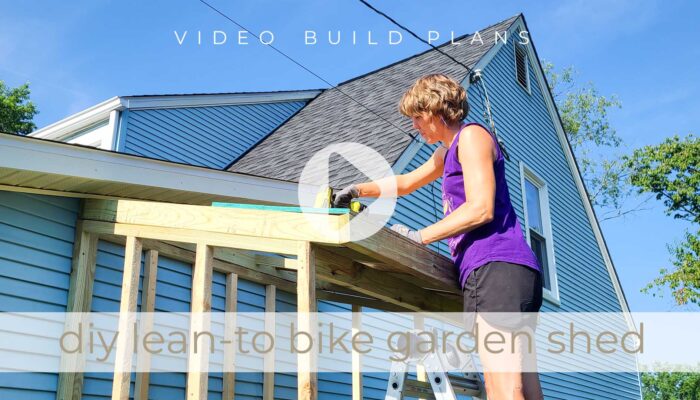 Video Vlog for DIY Lean-To Build Plans by Livin' Real with Larissa | livinrealwithlarissa.com #livinrealwithlarissa
