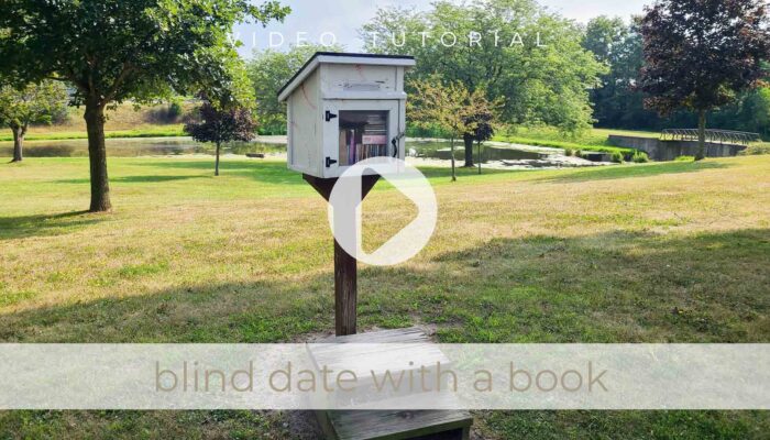 Video Vlog of Blind Date Book DIY Tutorial by Livin' Real with Larissa | livinrealwithlarissa.com #livinrealwithlarissa