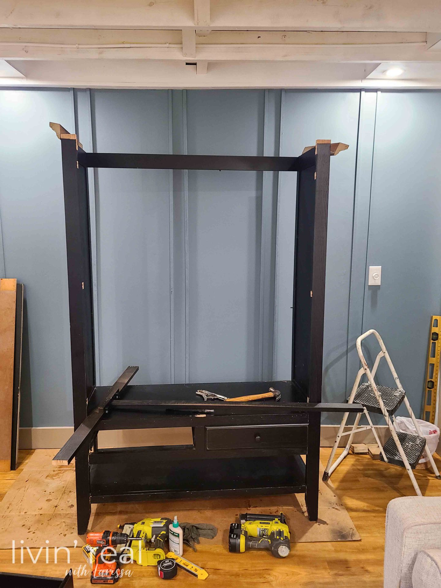 Rebuilding Cabinet | livinrealwithlarissa.com #livinrealwithlarissa Rebuilding Cabinet | livinrealwithlarissa.com #livinrealwithlarissa